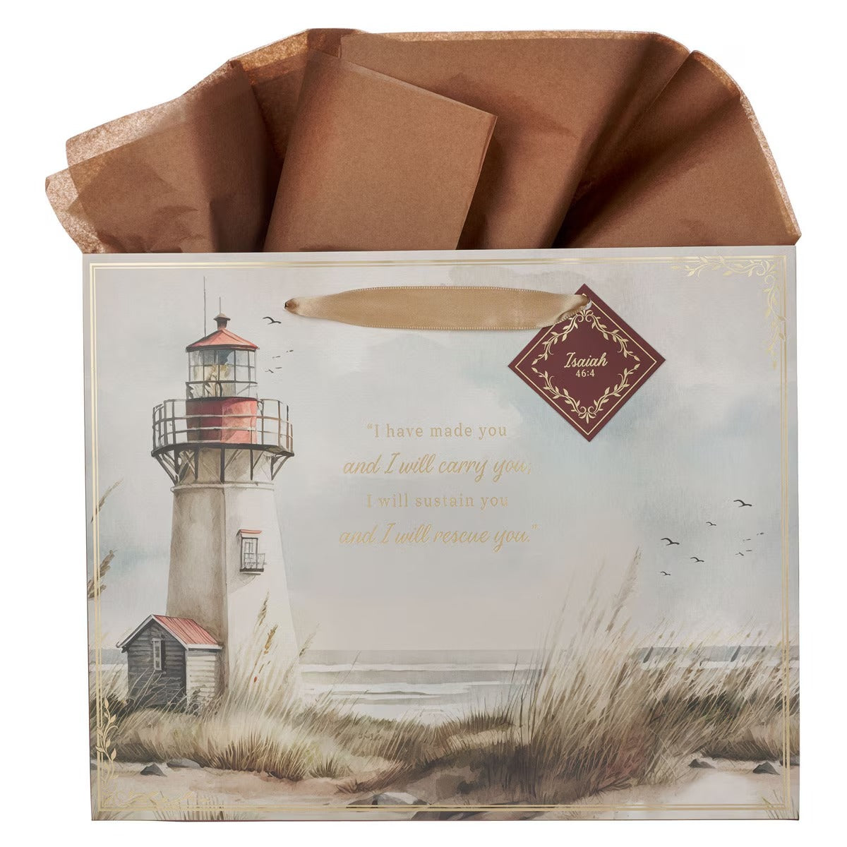I Have Made You Large Landscape Gift Bag - Isaiah 46:4