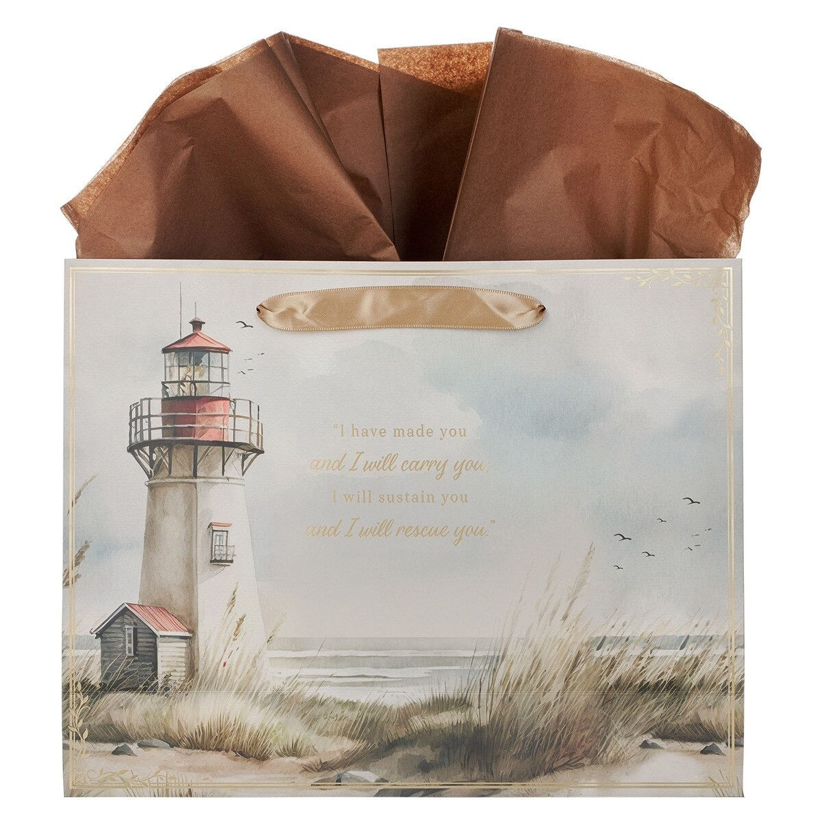 I Have Made You Large Landscape Gift Bag - Isaiah 46:4