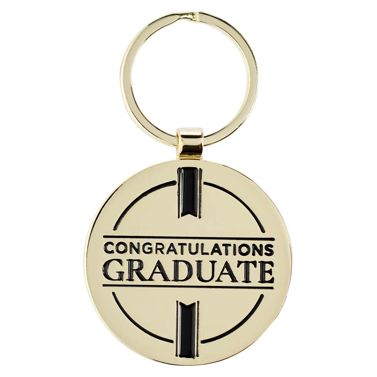 Graduation Black Metal Keychain in Gift Tin - Jeremiah 29:11 - The Christian Gift Company