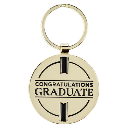 Graduation Black Metal Keychain in Gift Tin - Jeremiah 29:11 - The Christian Gift Company
