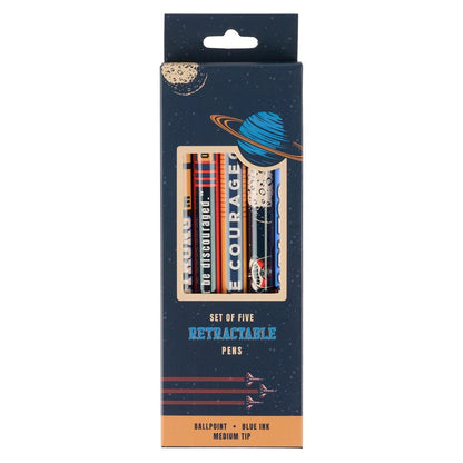 Be Courageous Blue Ink Ballpoint Pen Set - Joshua 1:9 - The Christian Gift Company