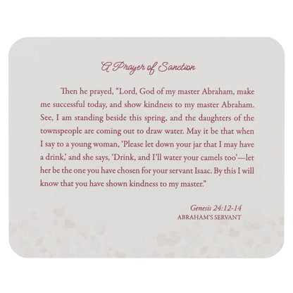 Love the Lord Purple Wildflower Prayer Cards in Tin - Matthew 22:37 - The Christian Gift Company