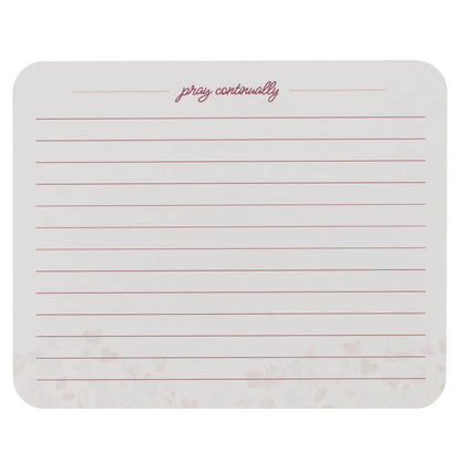 Love the Lord Purple Wildflower Prayer Cards in Tin - Matthew 22:37 - The Christian Gift Company