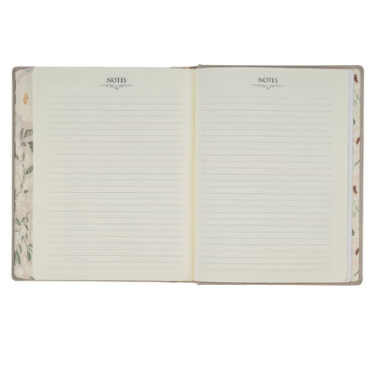 Trust Taupe Faux Leather Large Print King James Version Note-taking Bible - Proverbs 3:5 - The Christian Gift Company