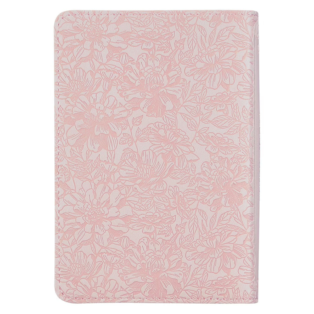 Blush Rose Faux Leather Floral King James Version Pocket Bible - The Christian Gift Company