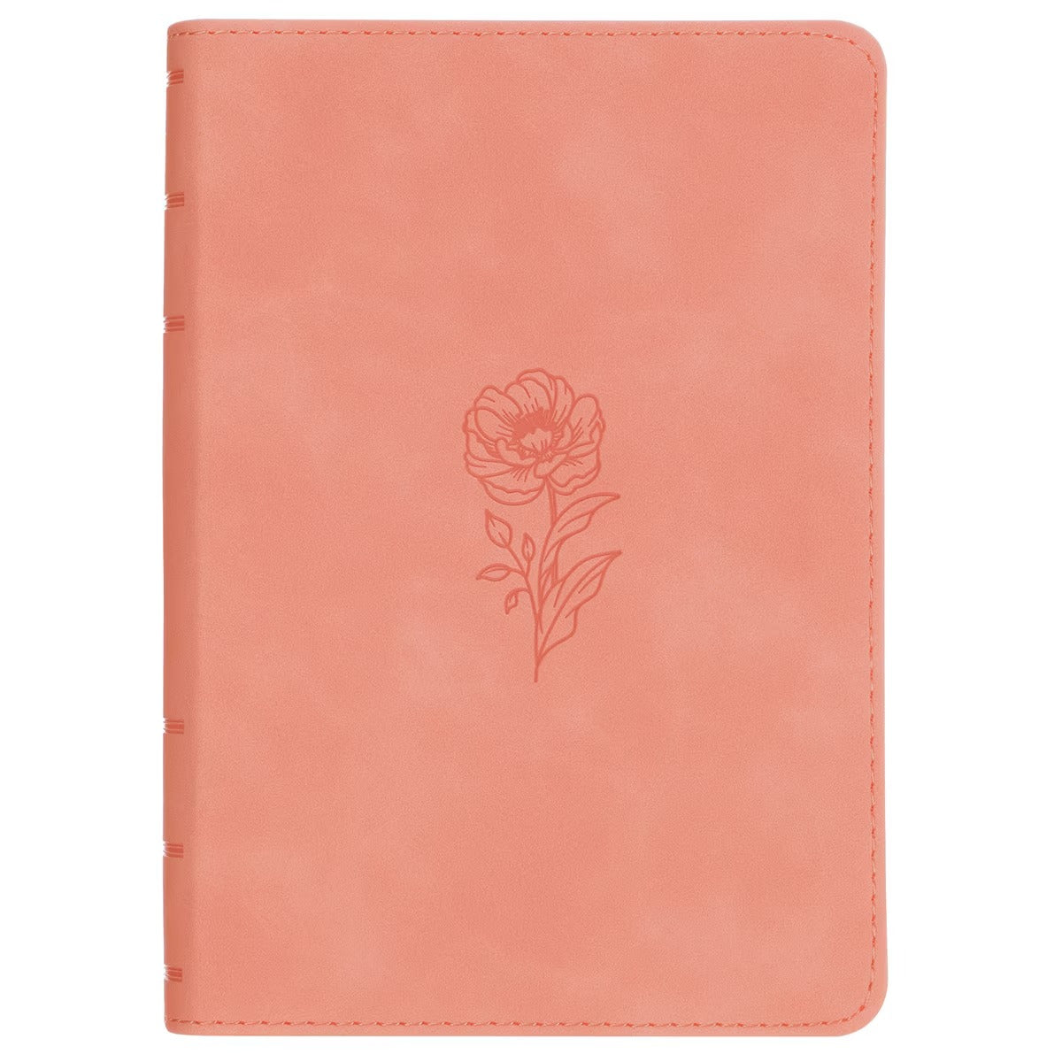 Coral Dawn Floral Large Print Compact King James Version Bible - The Christian Gift Company