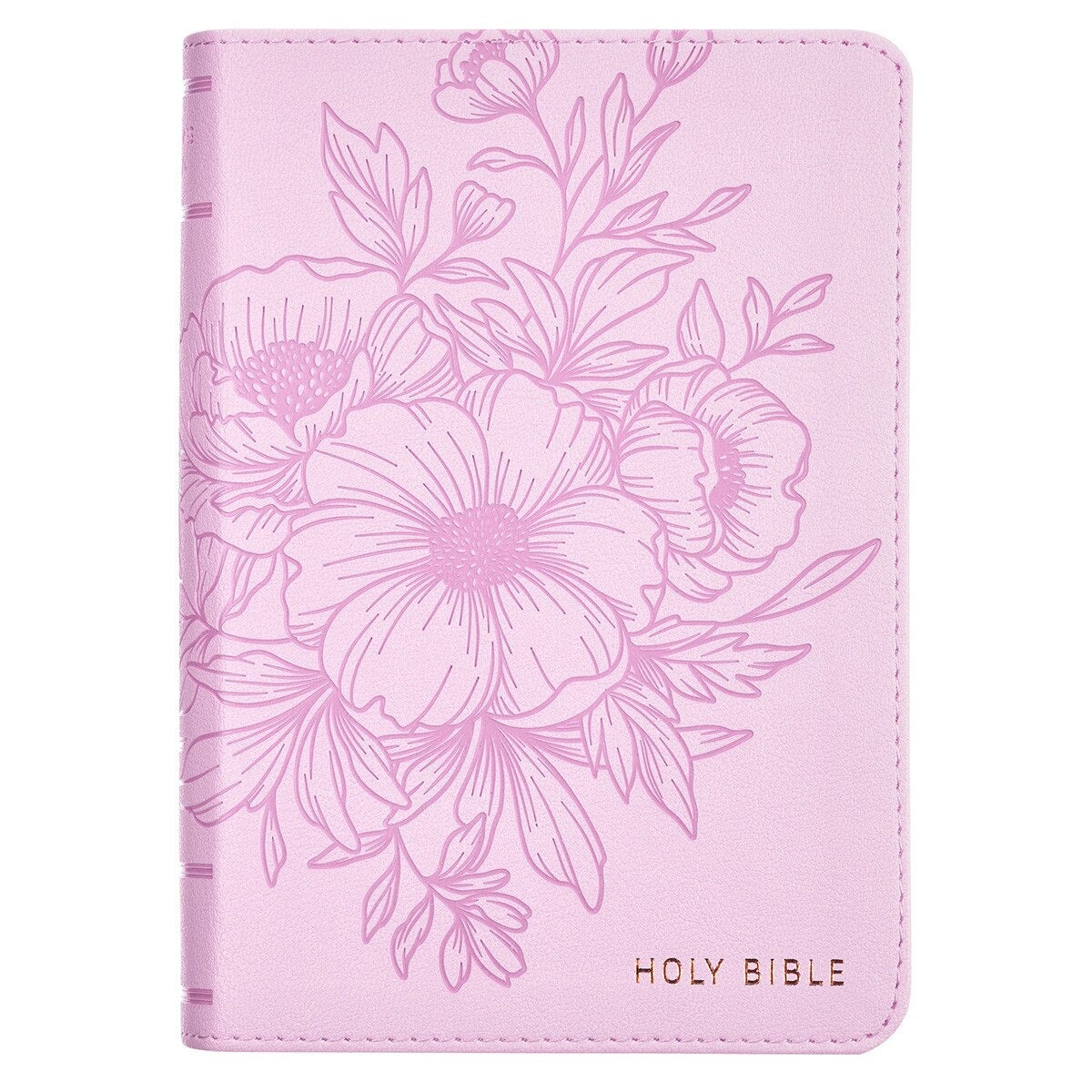Lavender Bouquet Large Print Compact King James Version Bible - The Christian Gift Company