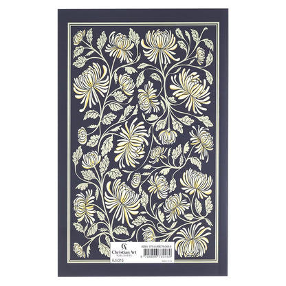 Midnight Floral Softcover King James Version Outreach Bible - The Christian Gift Company