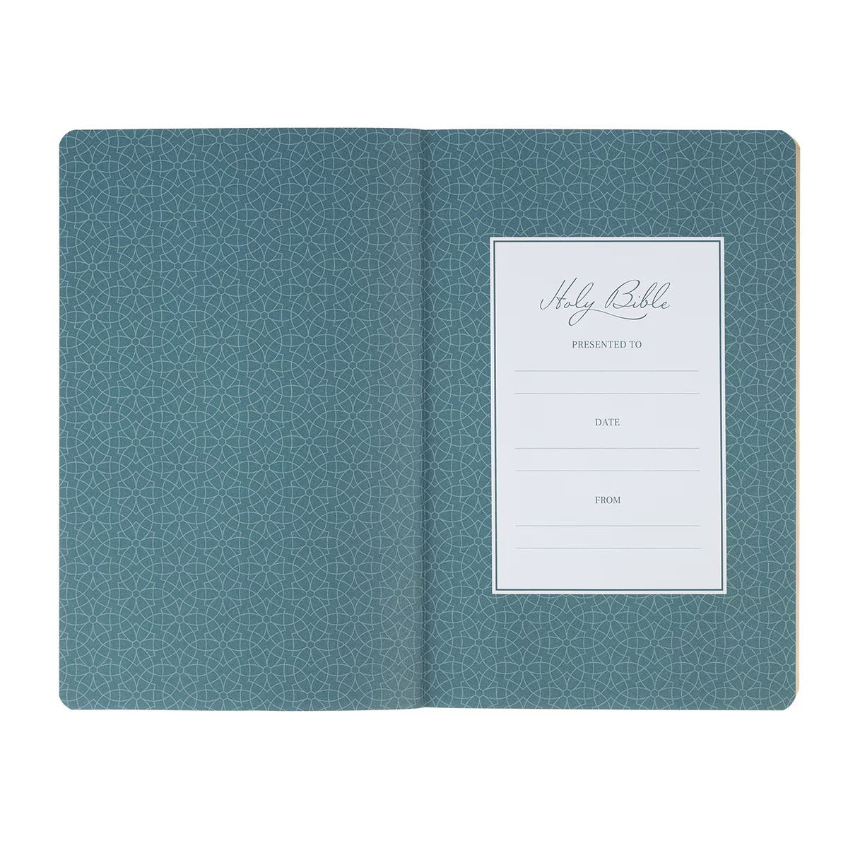 Marbled Teal Faux Leather King James Version Gift Bible - The Christian Gift Company