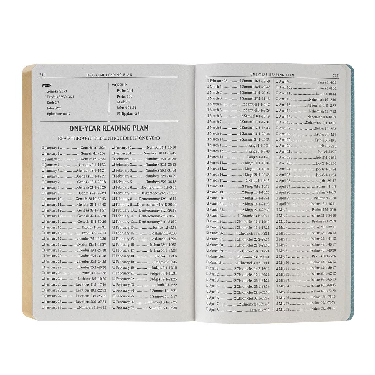 Marbled Teal Faux Leather King James Version Gift Bible - The Christian Gift Company