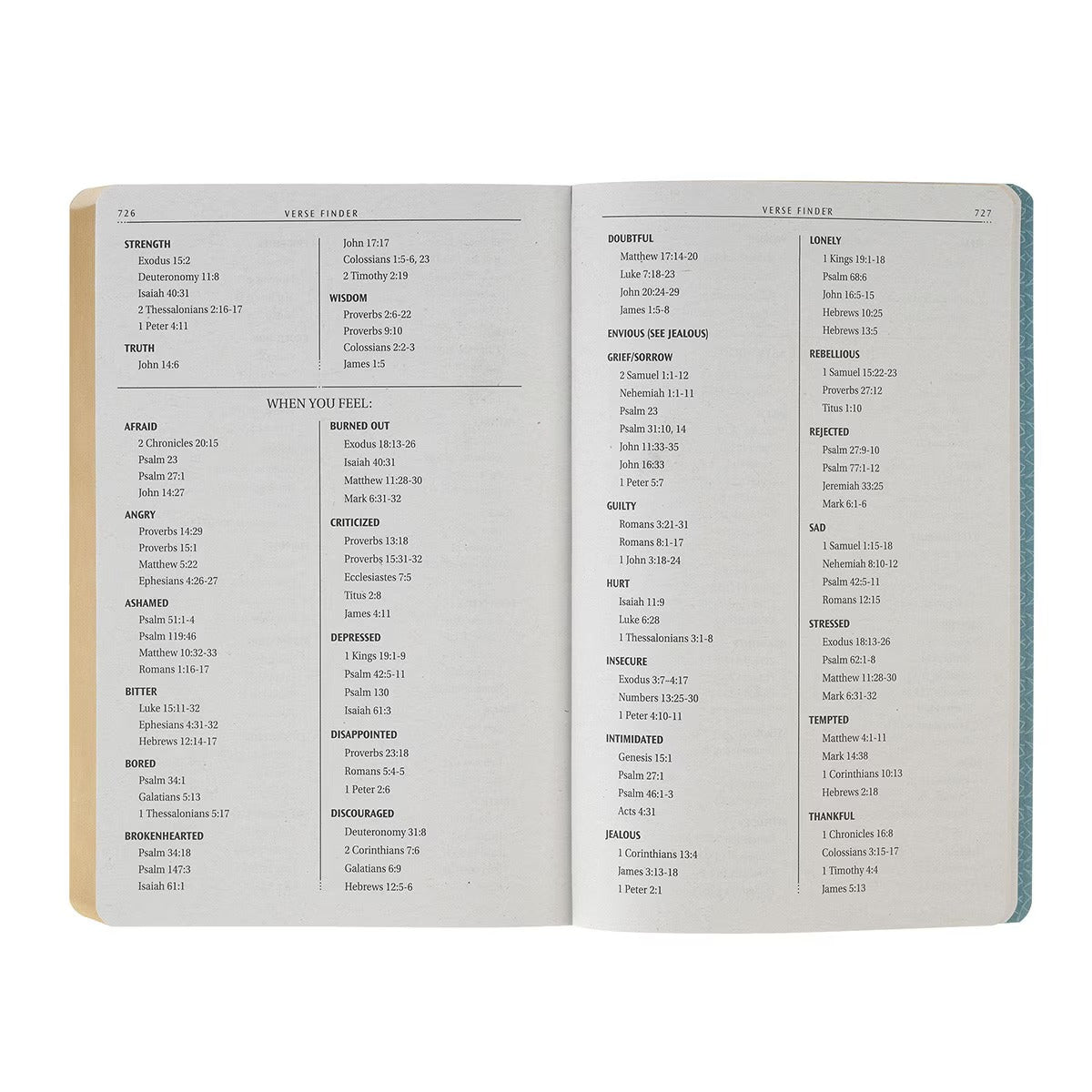 Marbled Teal Faux Leather King James Version Gift Bible - The Christian Gift Company