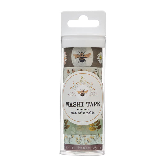 Psalm 23 Floral Washi Tape Set - The Christian Gift Company