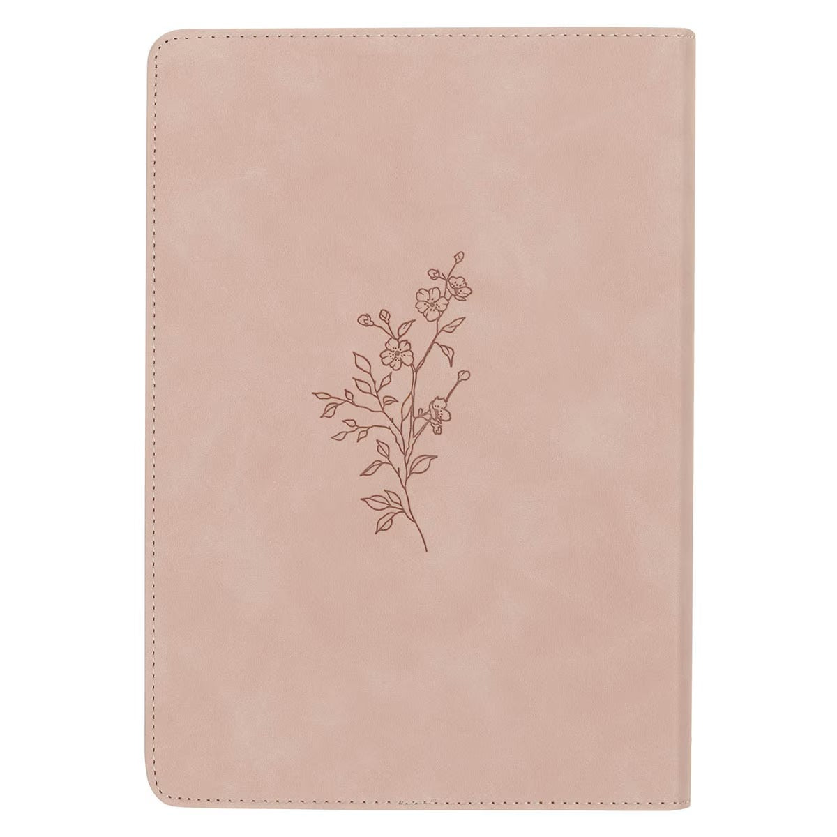 Trust Mottled Blush Faux Leather Classic Journal - Proverbs 3:5 - The Christian Gift Company