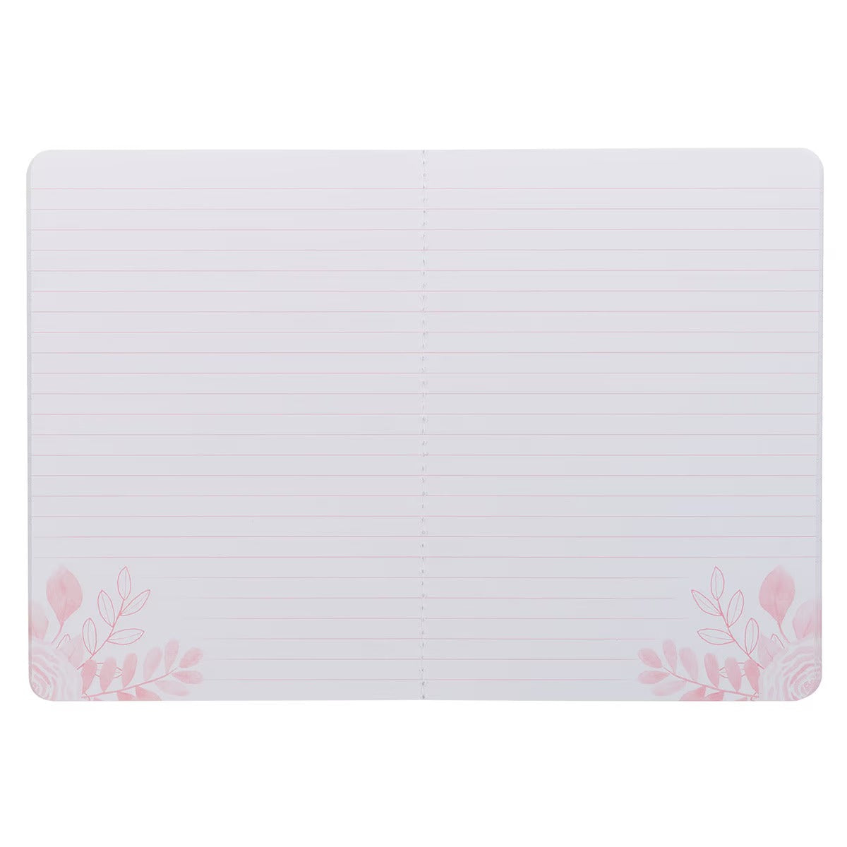 Find Joy in the Little Things Pink Floral Large Notebook - The Christian Gift Company