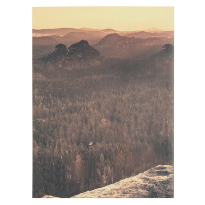 With God All Things Are Possible Mountain Medium Notebook - Matthew 19:26 - The Christian Gift Company