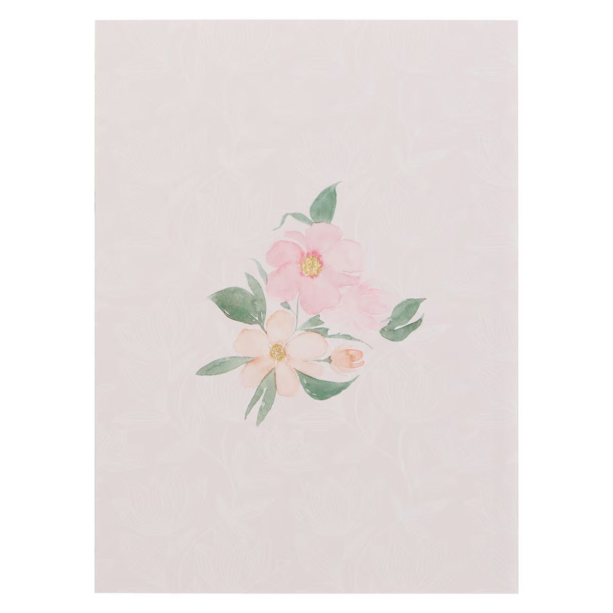 Be Still and Know Pink Floral Medium Notebook - Psalm 46:10 - The Christian Gift Company