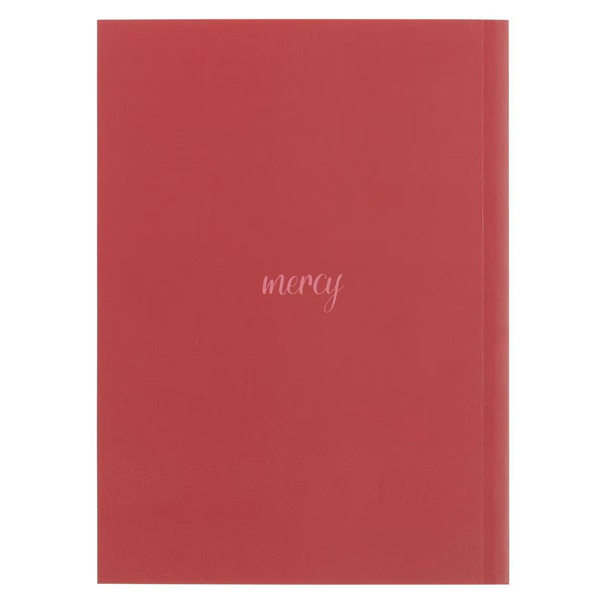 His Mercies Are New Every Morning Red Floral Medium Notebook - Lamentations 3:22–23 - The Christian Gift Company
