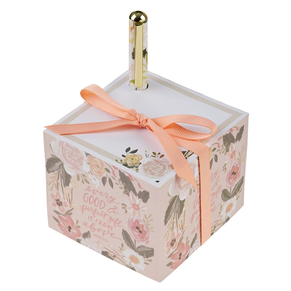 Every Good and Perfect Gift Note Block with Pen Set - James 1:17