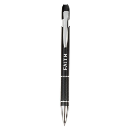 Faith Black and Brown Classic Gift Pen - Matthew 17:20
