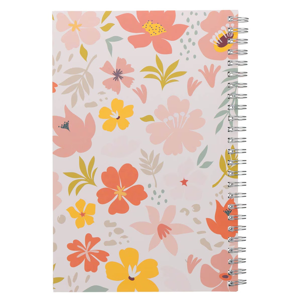 Strength and Dignity Bright Floral Spiral Notebook - Proverbs 31:25 - The Christian Gift Company