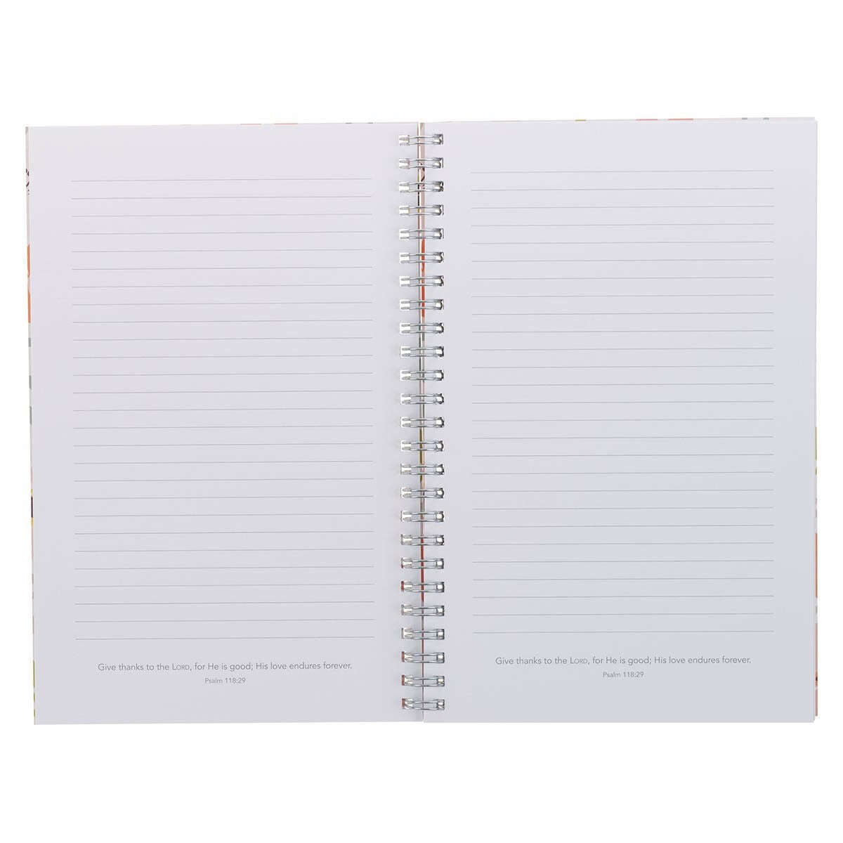 Strength and Dignity Bright Floral Spiral Notebook - Proverbs 31:25 - The Christian Gift Company