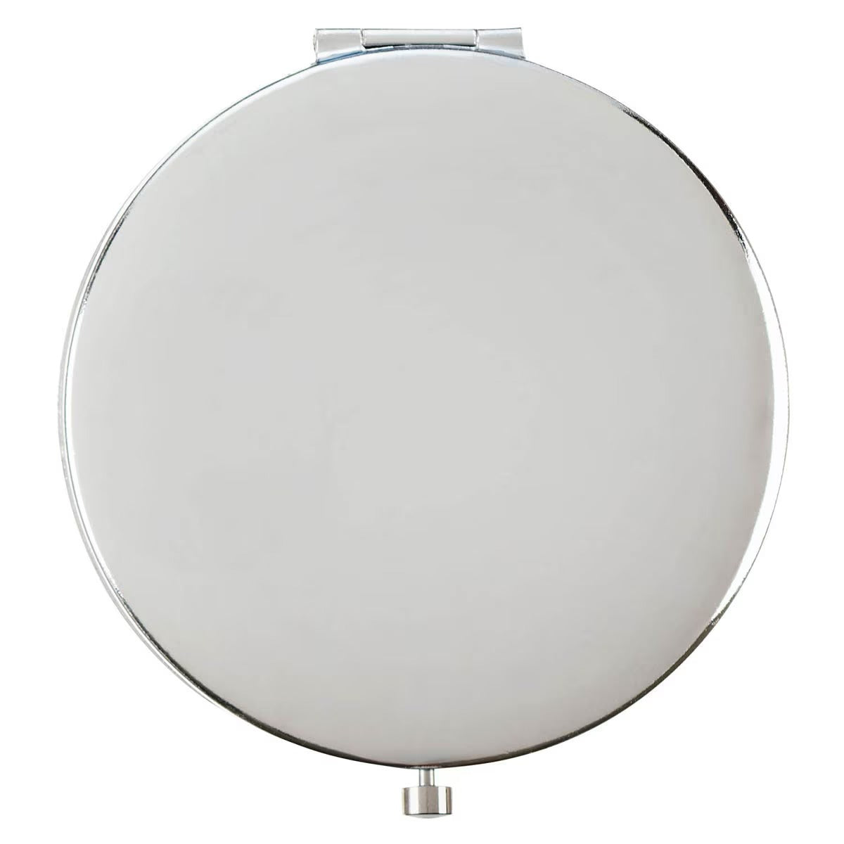 He Who Promised Silver Metal Compact Mirror - Hebrews 10:23 - The Christian Gift Company