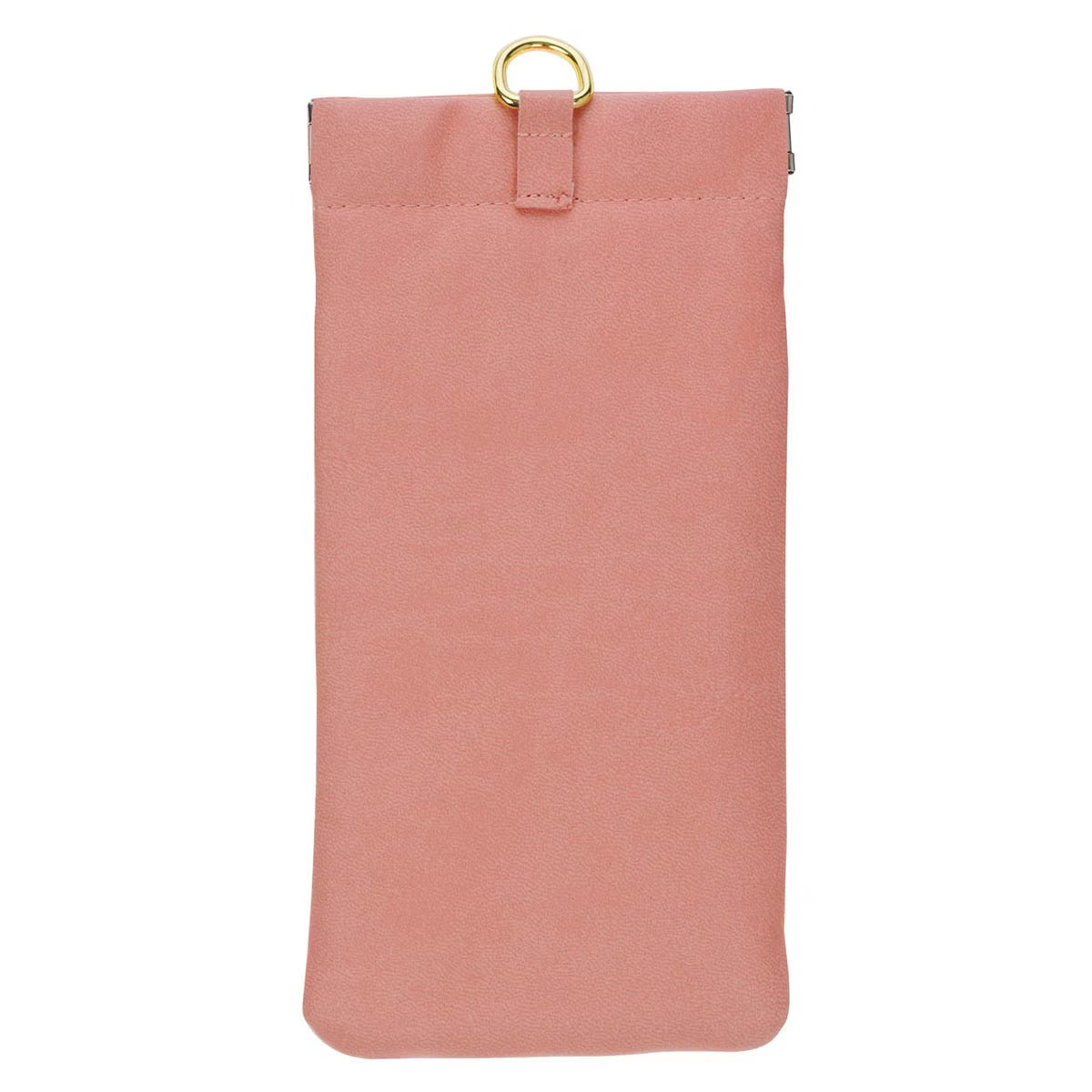 Amazing Grace Cream and Coral Floral Faux Leather Double Glasses Case