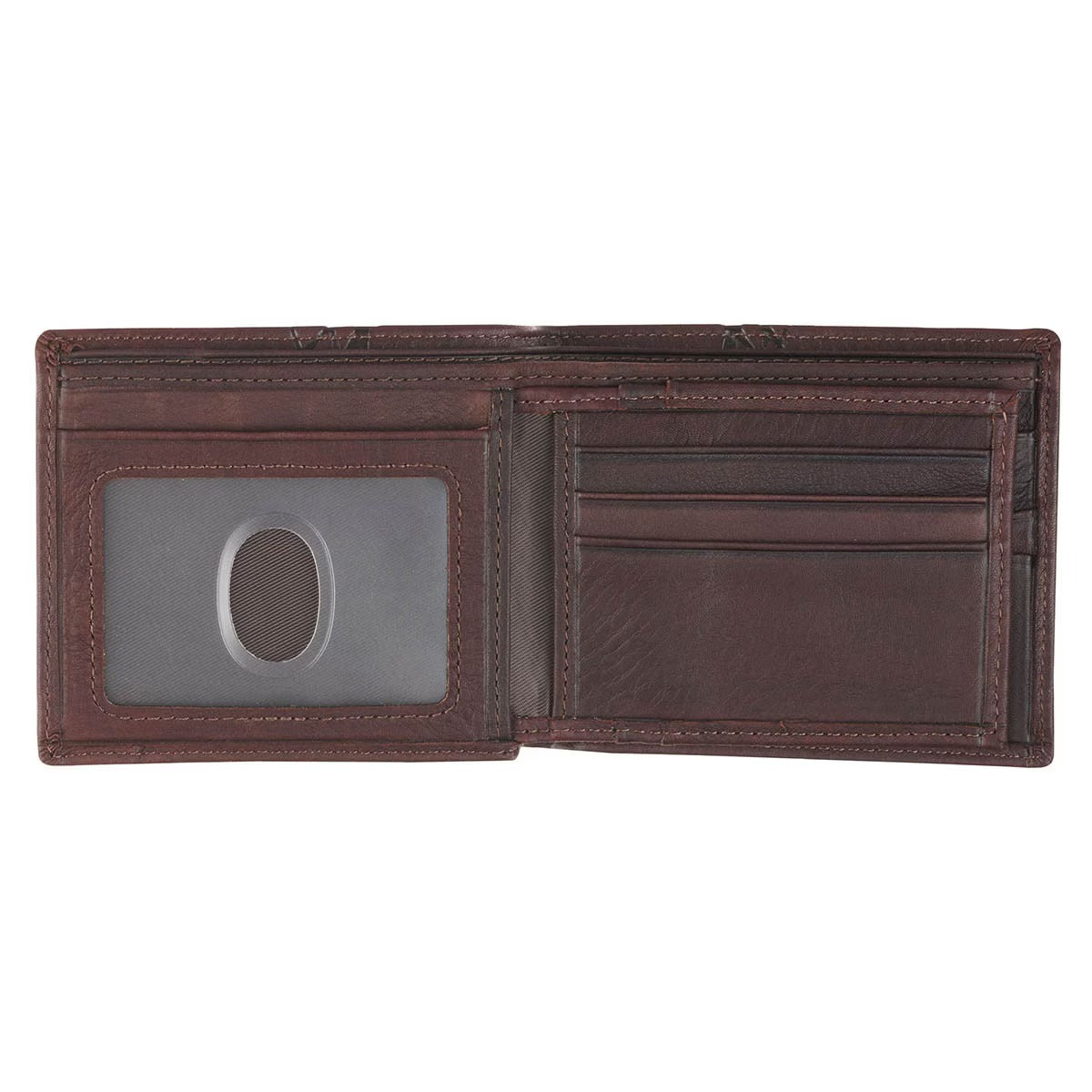 Crown of Thorns Espresso Brown Genuine Leather Wallet