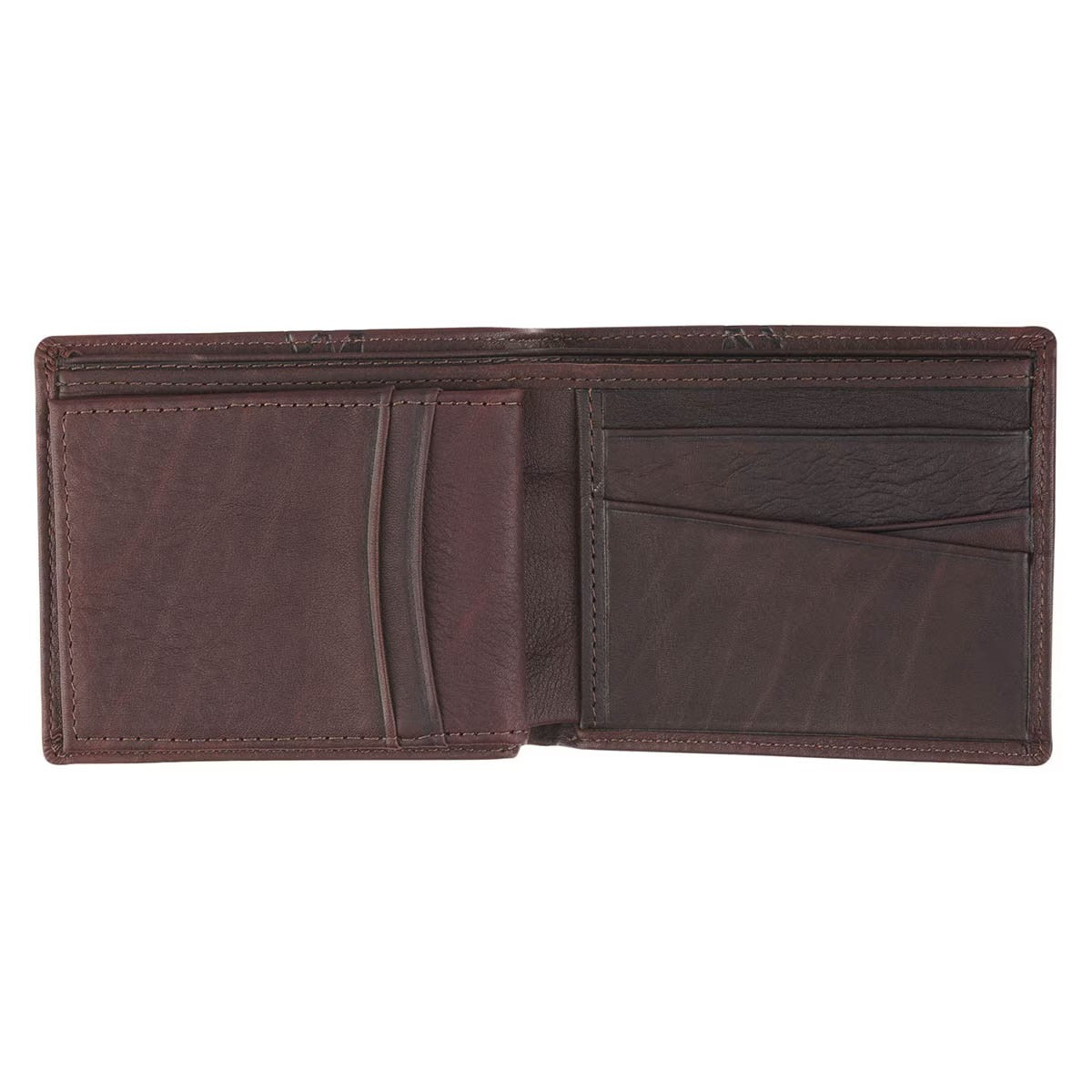 Crown of Thorns Espresso Brown Genuine Leather Wallet
