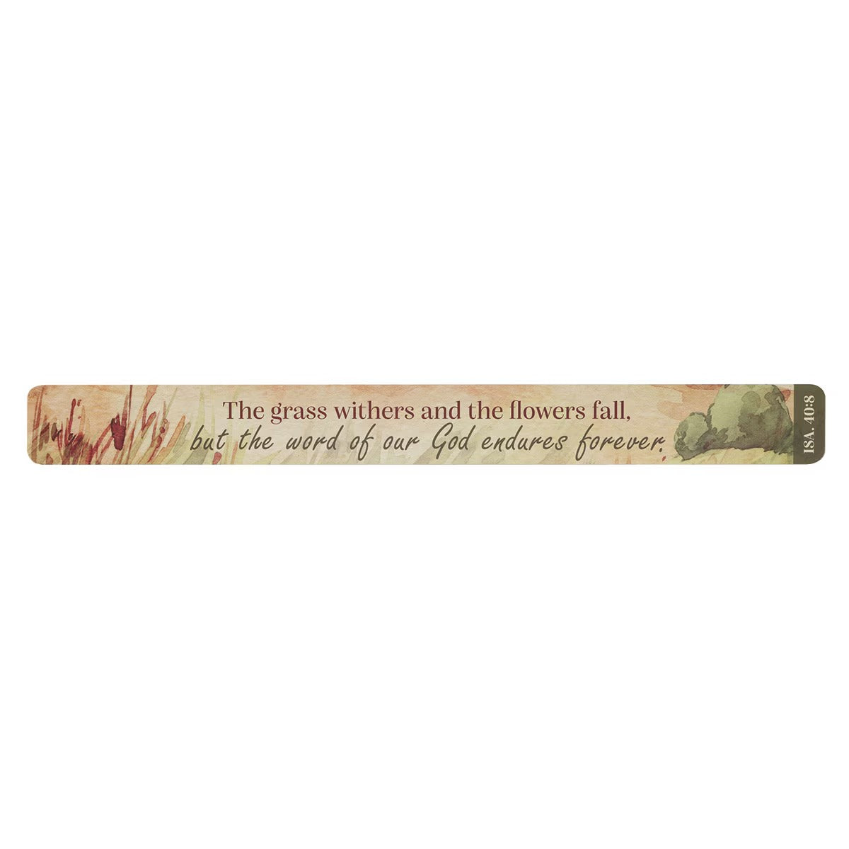 Word of Our God Endures Forever Large Magnetic Strip - Isaiah 40:8 - The Christian Gift Company