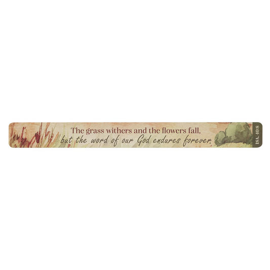 Word of Our God Endures Forever Large Magnetic Strip - Isaiah 40:8 - The Christian Gift Company