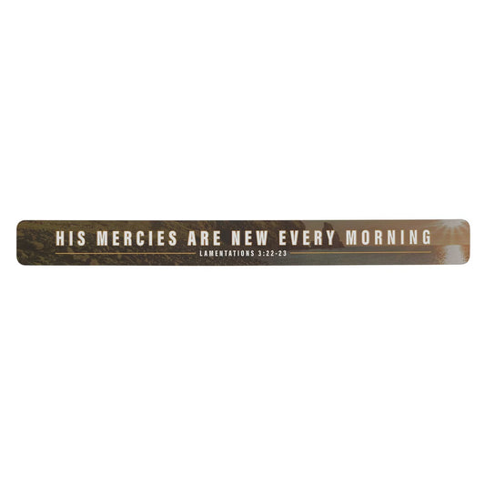 His Mercies Are New Large Magnetic Strip - Lamentations 3:22–23 - The Christian Gift Company