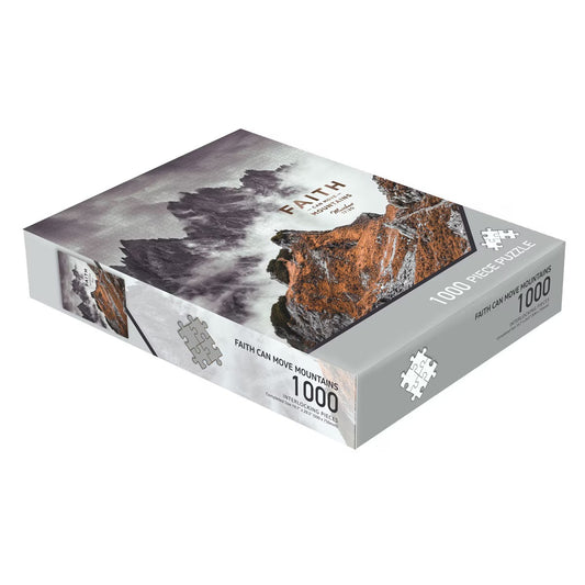 Faith Can Move Mountains 1000-piece Puzzle - Matthew 17:20 - The Christian Gift Company