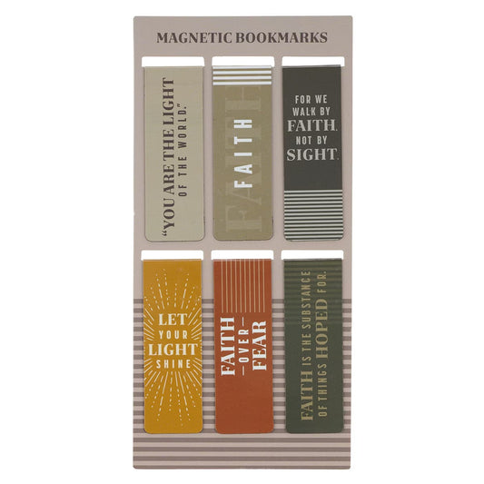 Faith and Light Magnetic Bookmark Set - The Christian Gift Company