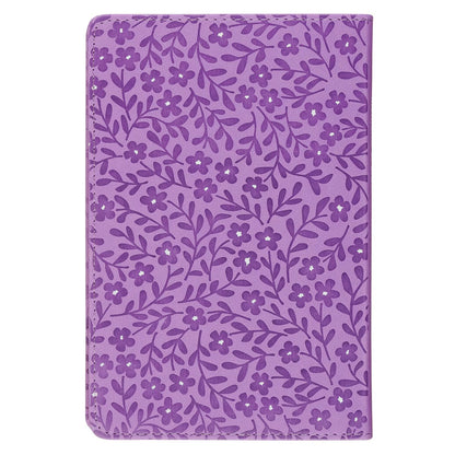 Moments of Grace for Grandmas: Stories and Scriptures Purple Faux Leather Gift Book - The Christian Gift Company