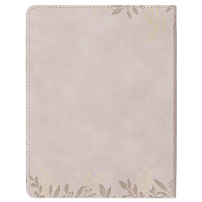 The Wonder of Grace: A 40-Day Devotional Journey Taupe Faux Leather Devotional
