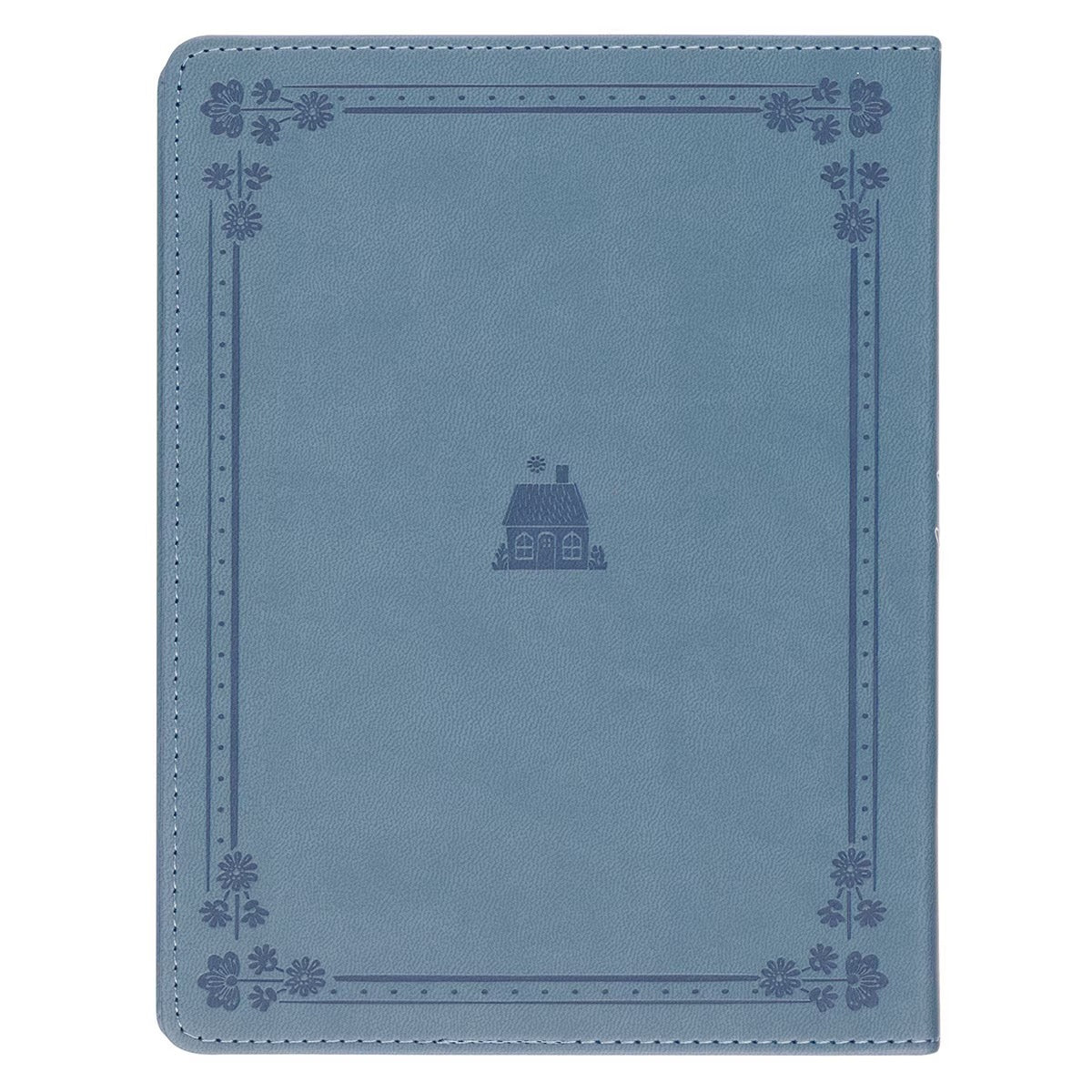 Beautifully Blended Blue Faux Leather Daily Devotional for Couples