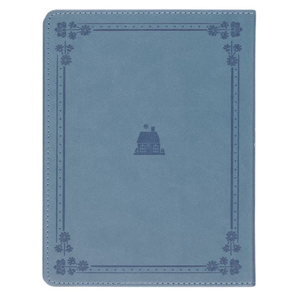 Beautifully Blended Blue Faux Leather Daily Devotional for Couples