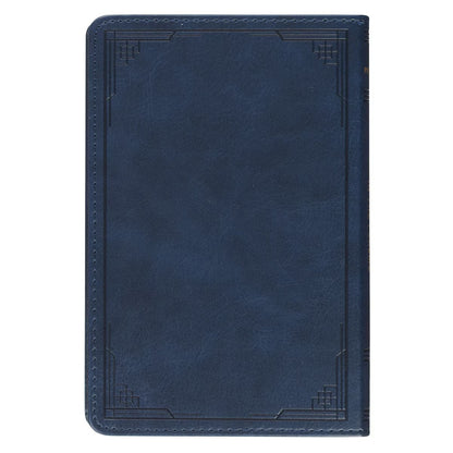 Finding Peace in the Psalms Navy Blue Faux Leather Daily Devotional