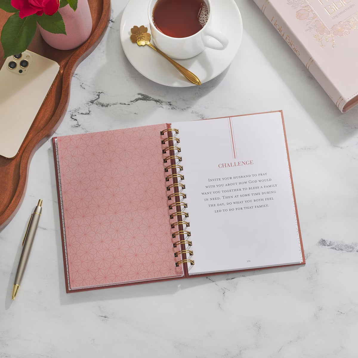 31 Prayers for My Husband Spiral Hardcover Prayer Journal for Wives - The Christian Gift Company
