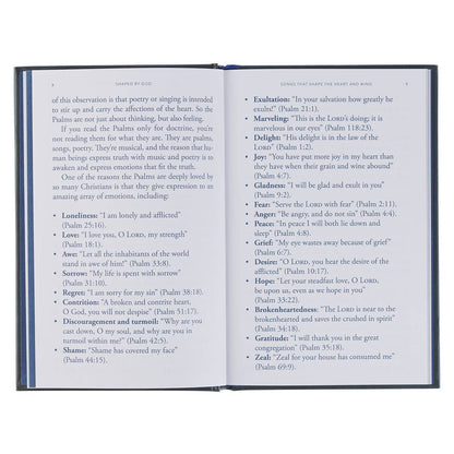Shaped By God - Psalms That Shape The Heart - The Christian Gift Company