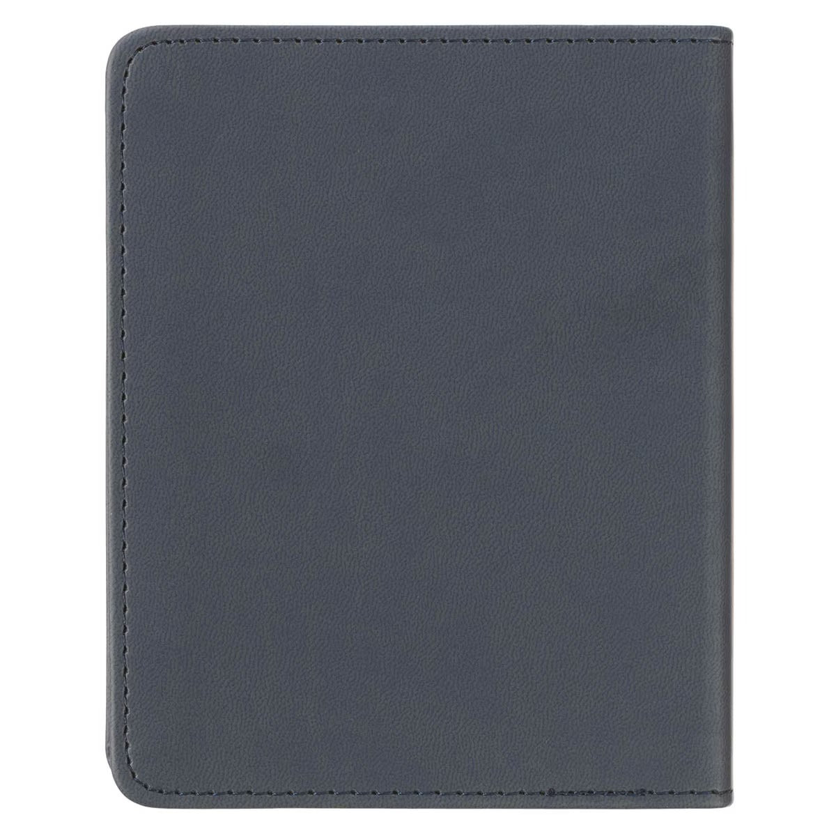 One-Minute Devotions® for Men Slate Blue Faux Leather Devotional - The Christian Gift Company