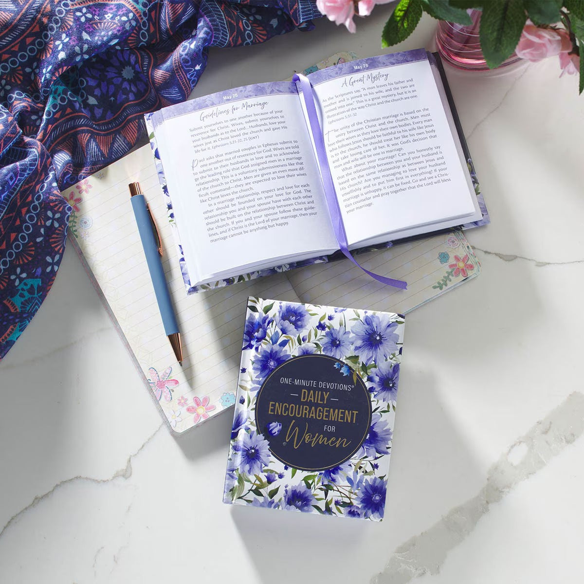 One-Minute Devotions®: Daily Encouragement for Women Hardcover Devotional - The Christian Gift Company