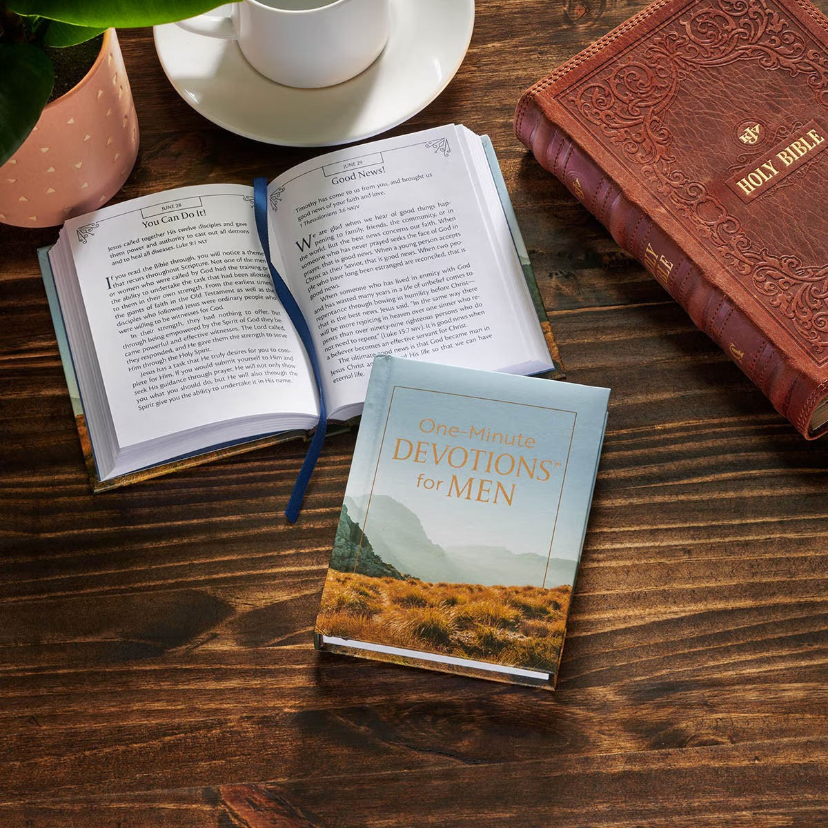 One-Minute Devotions® for Men Hardcover Devotional - The Christian Gift Company