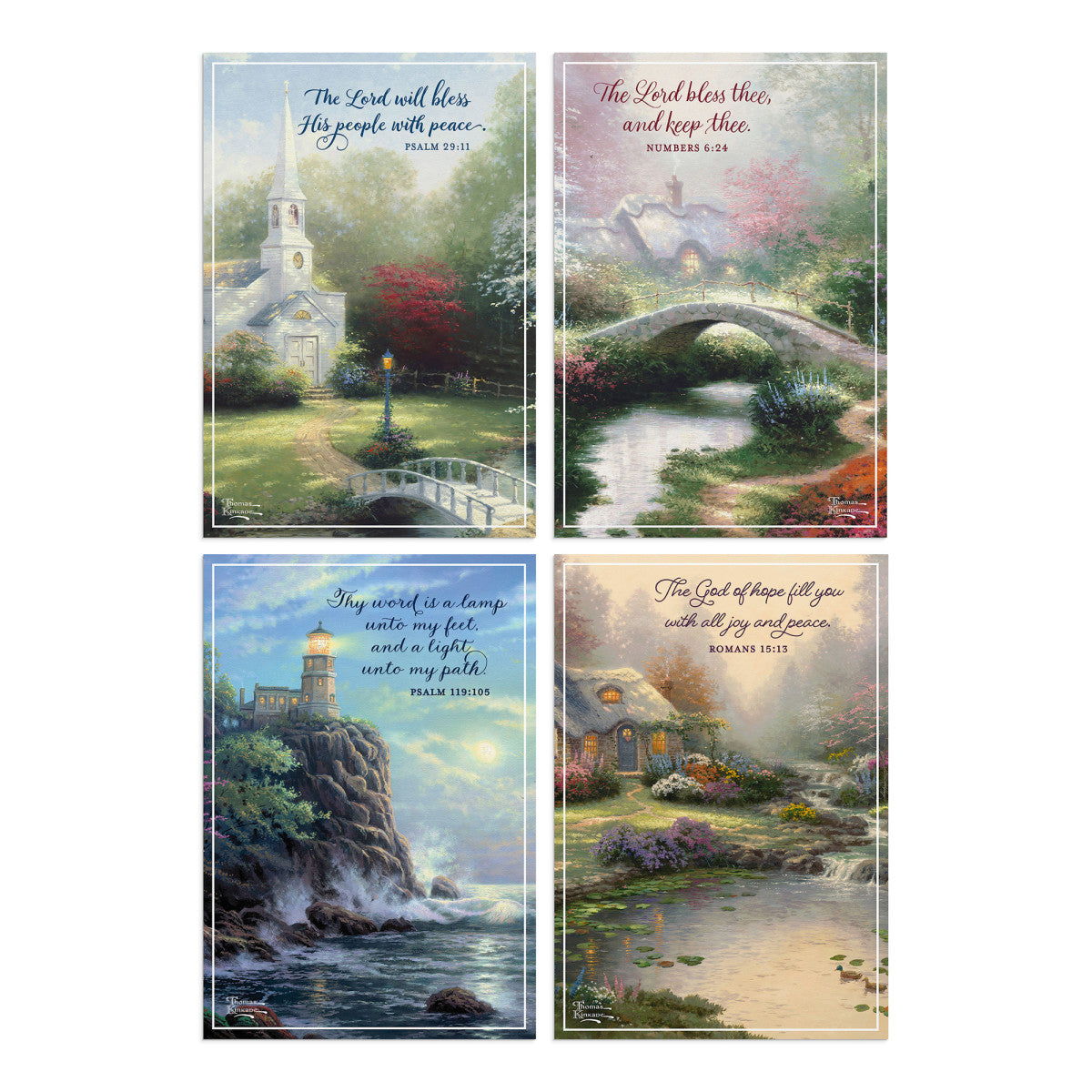 Thomas Kinkade - 12 Blank Boxed Cards - The Christian Gift Company