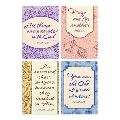 Praying for You - Patterns Design - 12 Boxed Cards - The Christian Gift Company