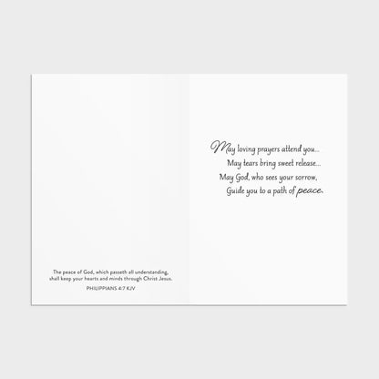 Sympathy - Fields of Comfort - 12 Count Boxed Cards and Envelopes, KJV - The Christian Gift Company