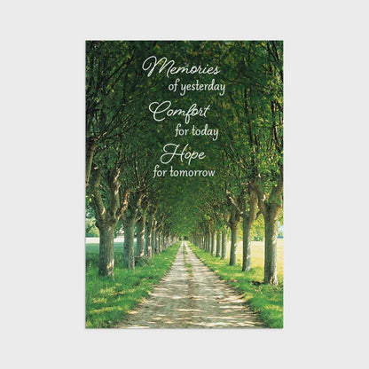 Sympathy - Fields of Comfort - 12 Count Boxed Cards and Envelopes, KJV - The Christian Gift Company