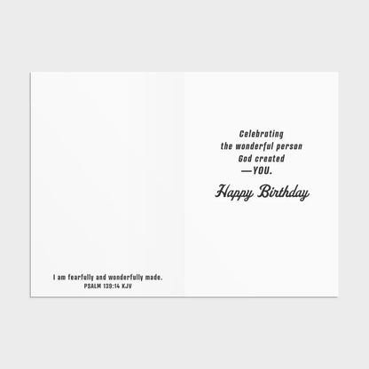 Birthday - Festive Assortment - 12 Boxed Cards and Envelopes, KJV - The Christian Gift Company