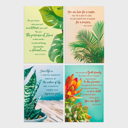 Max Lucado - Birthday - Botanical Art - 12 Boxed Cards and Envelopes - The Christian Gift Company
